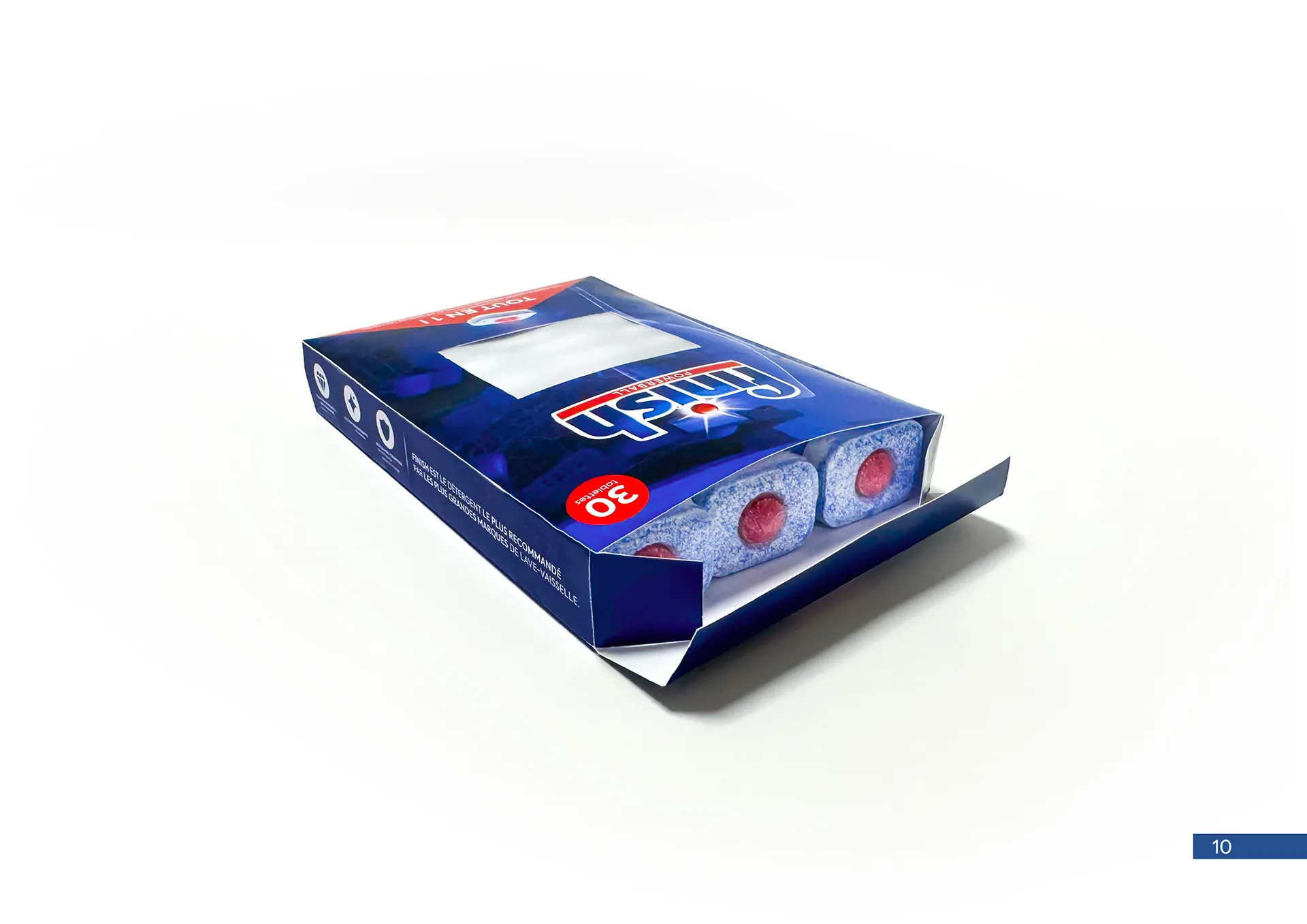 Coulisses de création du packaging Finish · processus de design